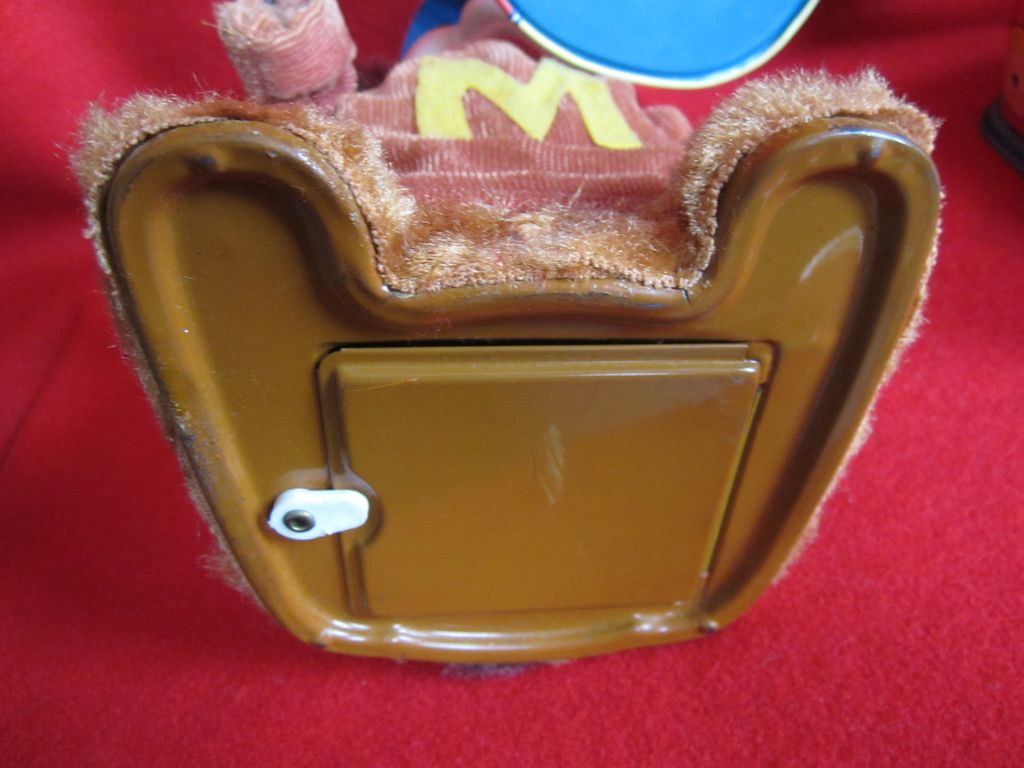 Vintage Line Mar Louis Marx & Co Tin Tennis Dog Toy Made In Japan Vintage Line Mar Louis Marx & Co Tin Tennis Dog Toy Made In Japan