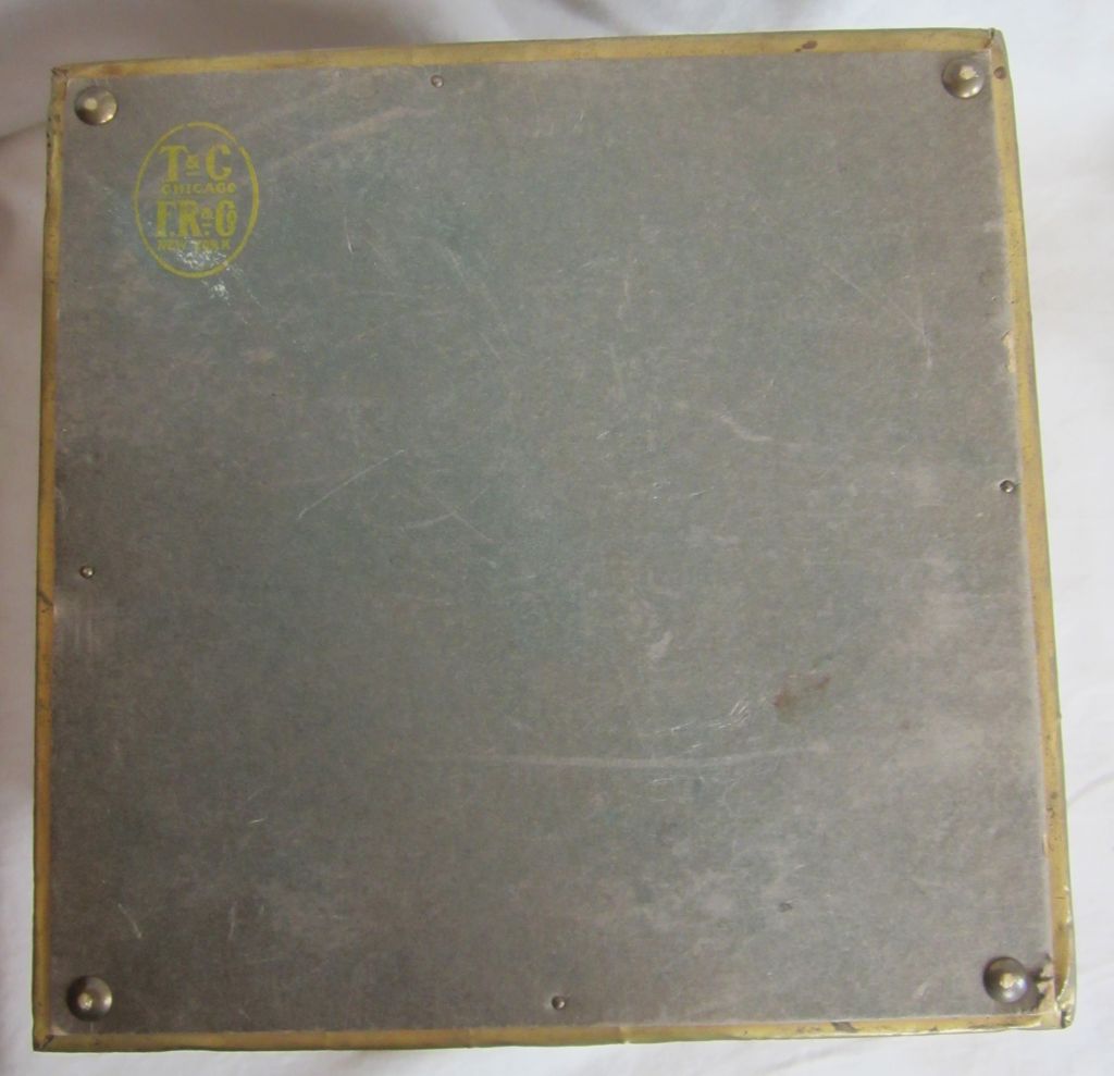 Antique Newcomb College Style Arts & Crafts Era Hand Hammered Foliage Brass Box Antique Newcomb College Style Arts & Crafts Era Hand Hammered Foliage Brass Box