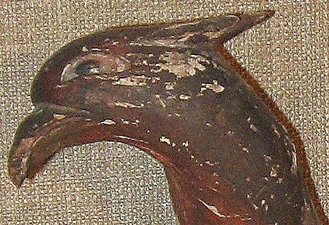 Early 1800s Primitive Hand Carved & Painted Antique Folk Art Wood Eagle Early 1800s Primitive Hand Carved & Painted Antique Folk Art Wood Eagle