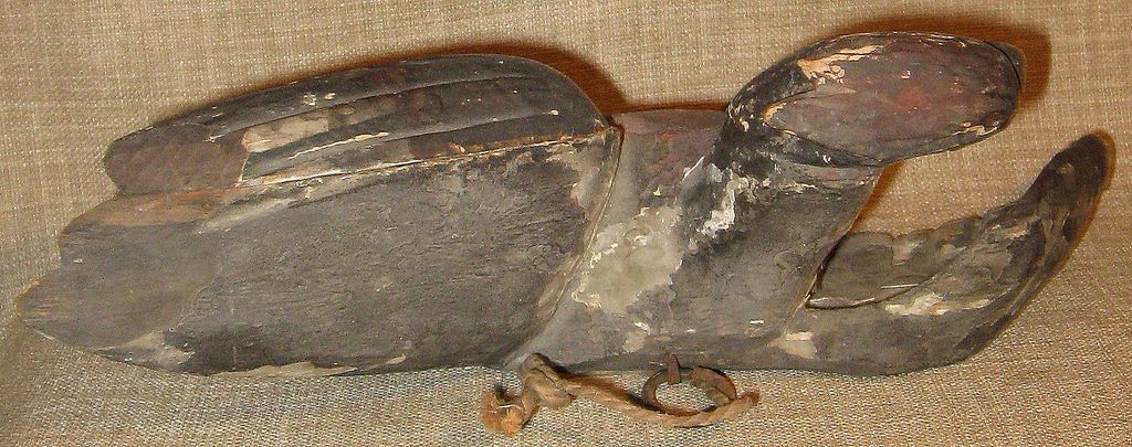 Early 1800s Primitive Hand Carved & Painted Antique Folk Art Wood Eagle Early 1800s Primitive Hand Carved & Painted Antique Folk Art Wood Eagle