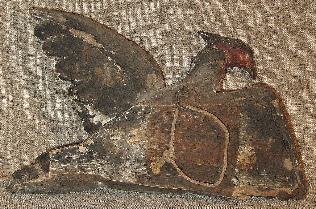 Early 1800s Primitive Hand Carved & Painted Antique Folk Art Wood Eagle Early 1800s Primitive Hand Carved & Painted Antique Folk Art Wood Eagle
