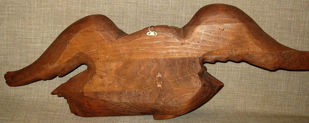 Gorgeous Hand Carved Folk Art Americana Wood Eagle w/Shield & Arrows Gorgeous Hand Carved Folk Art Americana Wood Eagle w/Shield & Arrows