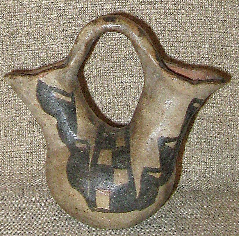 Hand Made & Hand Painted c1900-1910s Antique Navajo Wedding Vase Hand Made & Hand Painted c1900-1910s Antique Navajo Wedding Vase