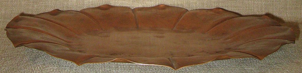 Extremely Rare Early Glander c.1925 Hand Hammered Copper Charger Plate Extremely Rare Early Glander c.1925 Hand Hammered Copper Charger Plate