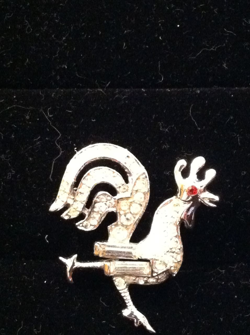 Vintage Crown Trifari Rooster Brooch - Pat. Pend. Vintage Crown Trifari Rooster Brooch - Pat. Pend.