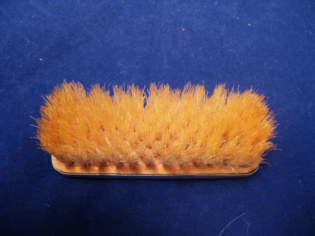 Victorian Small Clothes Brush Hallmarked Silver Top Victorian Small Clothes Brush Hallmarked Silver Top