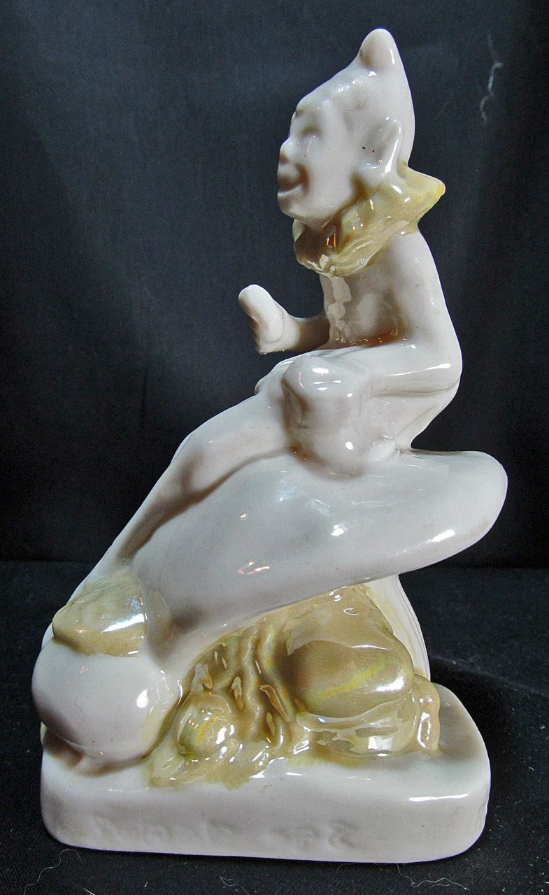 Irish Belleek 457 Leprechaun Figure Irish Belleek 457 Leprechaun Figure