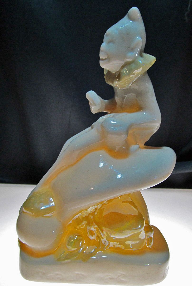 Irish Belleek 457 Leprechaun Figure Irish Belleek 457 Leprechaun Figure