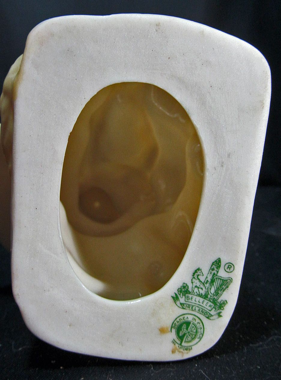 Irish Belleek 457 Leprechaun Figure Irish Belleek 457 Leprechaun Figure