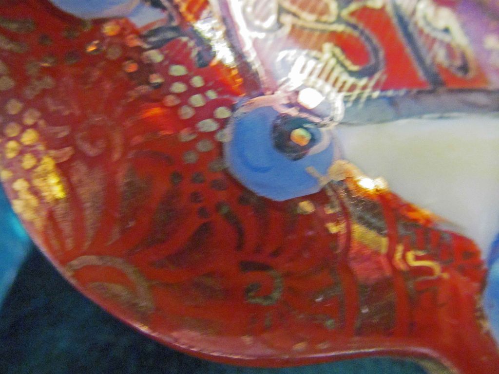 Nippon Bowl Flared Scalloped Shape Geisha Girl Decoration Nippon Bowl Flared Scalloped Shape Geisha Girl Decoration