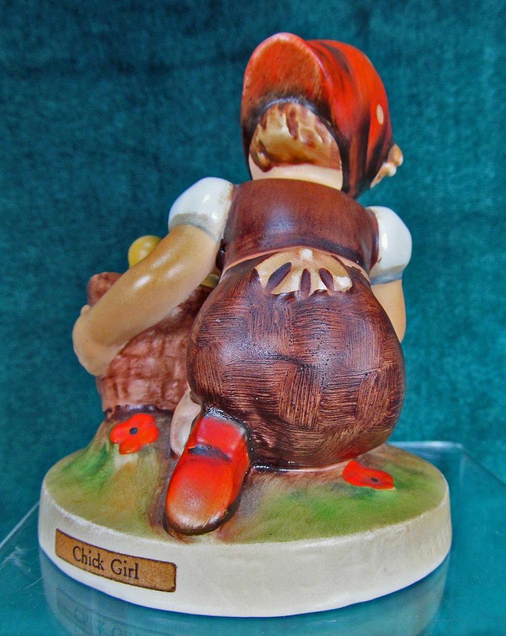 M I Hummel Figurine Chick Girl 57/0 Goebel W. Germany TMK3 M I Hummel Figurine Chick Girl 57/0 Goebel W. Germany TMK3