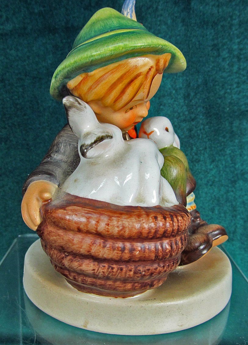 Hummel Goebel Figurine Playmates 58/0 Trademark 2 Germany Hummel Goebel Figurine Playmates 58/0 Trademark 2 Germany