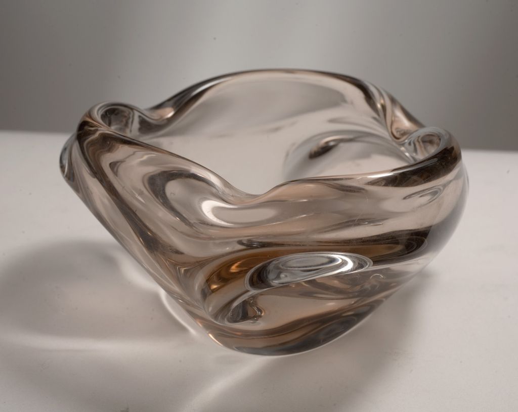 Free Form Sommerso Murano Glass Bowl Circa Free Form Sommerso Murano Glass Bowl Circa