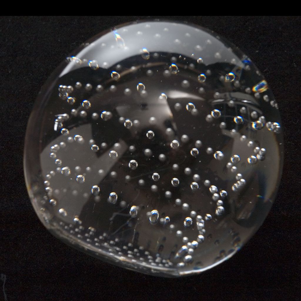 Vintage 1960s Controlled Bubble Paperweight Vintage 1960s Controlled Bubble Paperweight