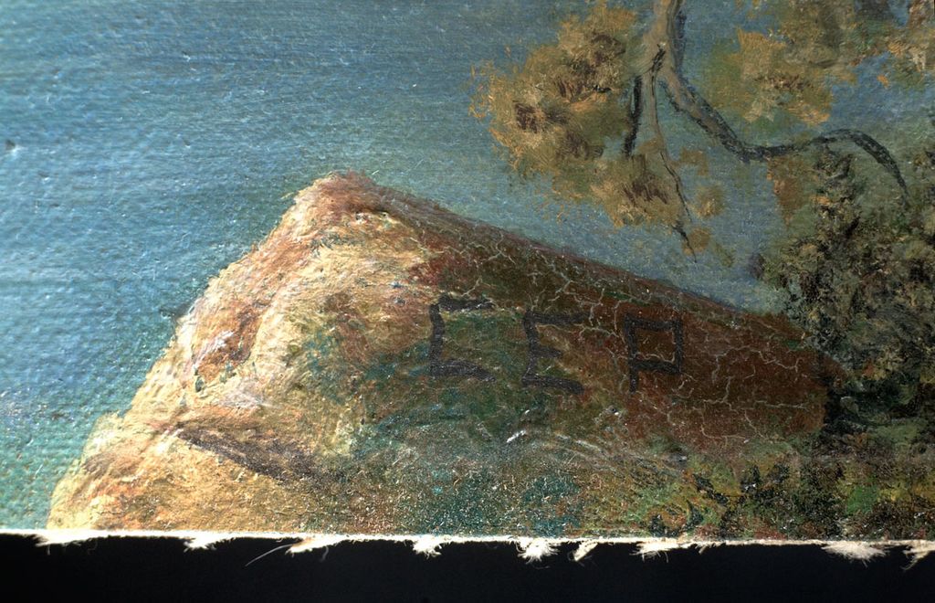 19th Century Western Landscape by Charles. E. Parker 19th Century Western Landscape by Charles. E. Parker