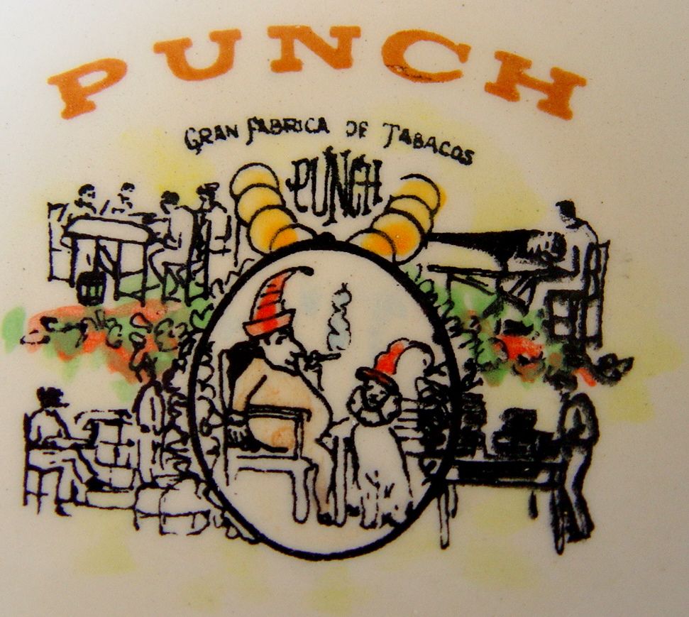 Od Cigar Bowl with Mr. Punch (w/o Judy) Smoking a Cigar Od Cigar Bowl with Mr. Punch (w/o Judy) Smoking a Cigar