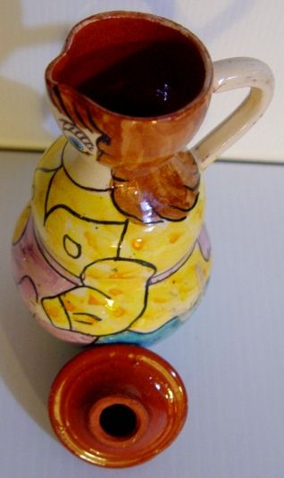 Portugal Figural Pitcher Signed M. Beijinho Pedro de Carval Portugal Figural Pitcher Signed M. Beijinho Pedro de Carval