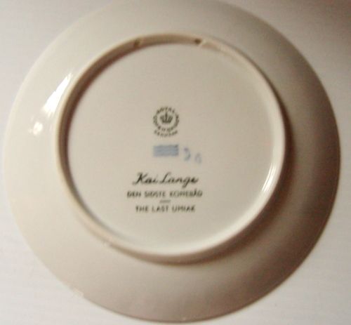 Royal Copenhagen The Last Umiak 1968 Collector Plate Royal Copenhagen The Last Umiak 1968 Collector Plate