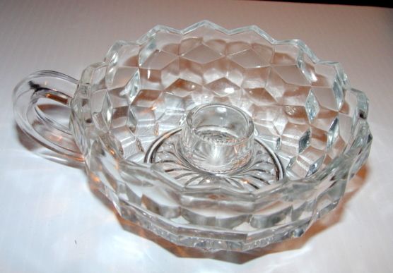Fingerloop American Fostoria Candle Holder Fingerloop American Fostoria Candle Holder