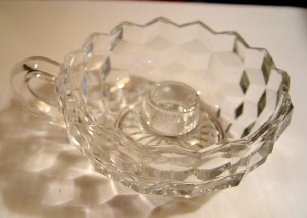 Fingerloop American Fostoria Candle Holder Fingerloop American Fostoria Candle Holder