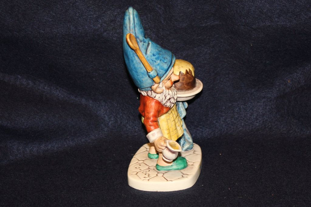 Goebel Co Boy Plum Figurine - Baker Goebel Co Boy Plum Figurine - Baker