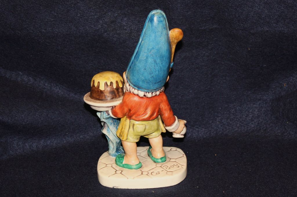 Goebel Co Boy Plum Figurine - Baker Goebel Co Boy Plum Figurine - Baker