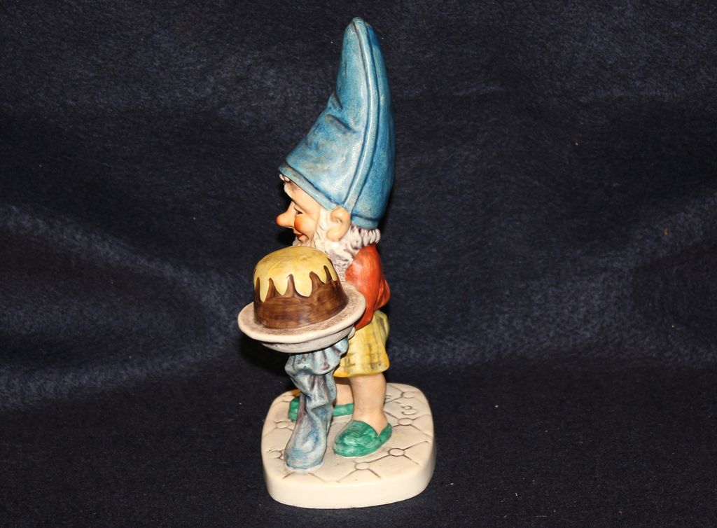 Goebel Co Boy Plum Figurine - Baker Goebel Co Boy Plum Figurine - Baker