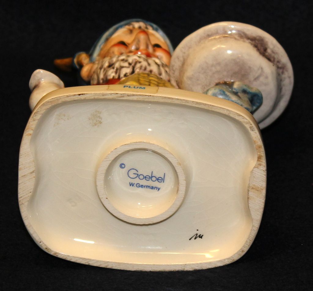 Goebel Co Boy Plum Figurine - Baker Goebel Co Boy Plum Figurine - Baker
