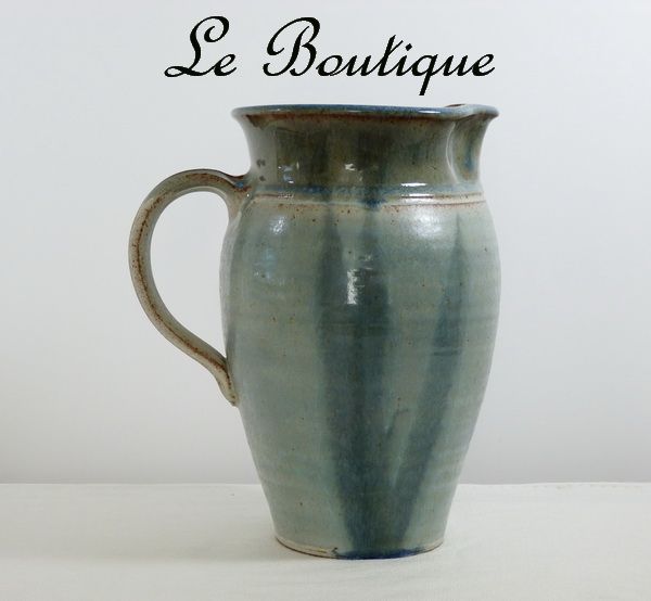 Vintage Signed Hand Thrown Clay Art Pottery Jug in Mint Condition Vintage Signed Hand Thrown Clay Art Pottery Jug in Mint Condition
