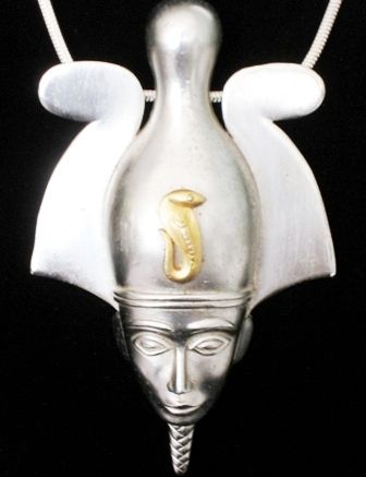 Rare Trifari Egyptian Pendant Necklace Rare Trifari Egyptian Pendant Necklace