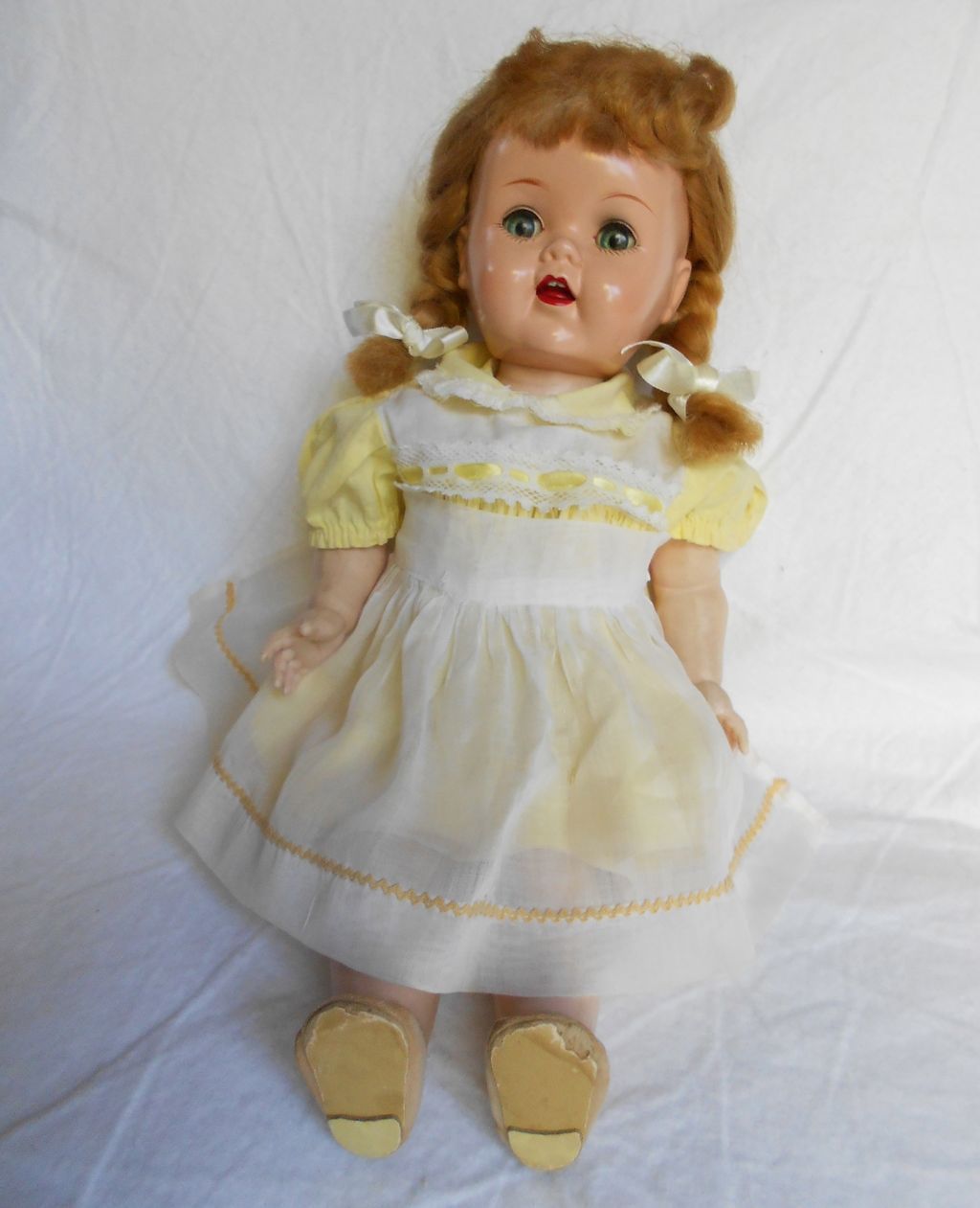 Vintage 1950s Doll Saucy Walker Ideal Redhead Blue Eyes Very Nice Condition Vintage 1950s Doll Saucy Walker Ideal Redhead Blue Eyes Very Nice Condition