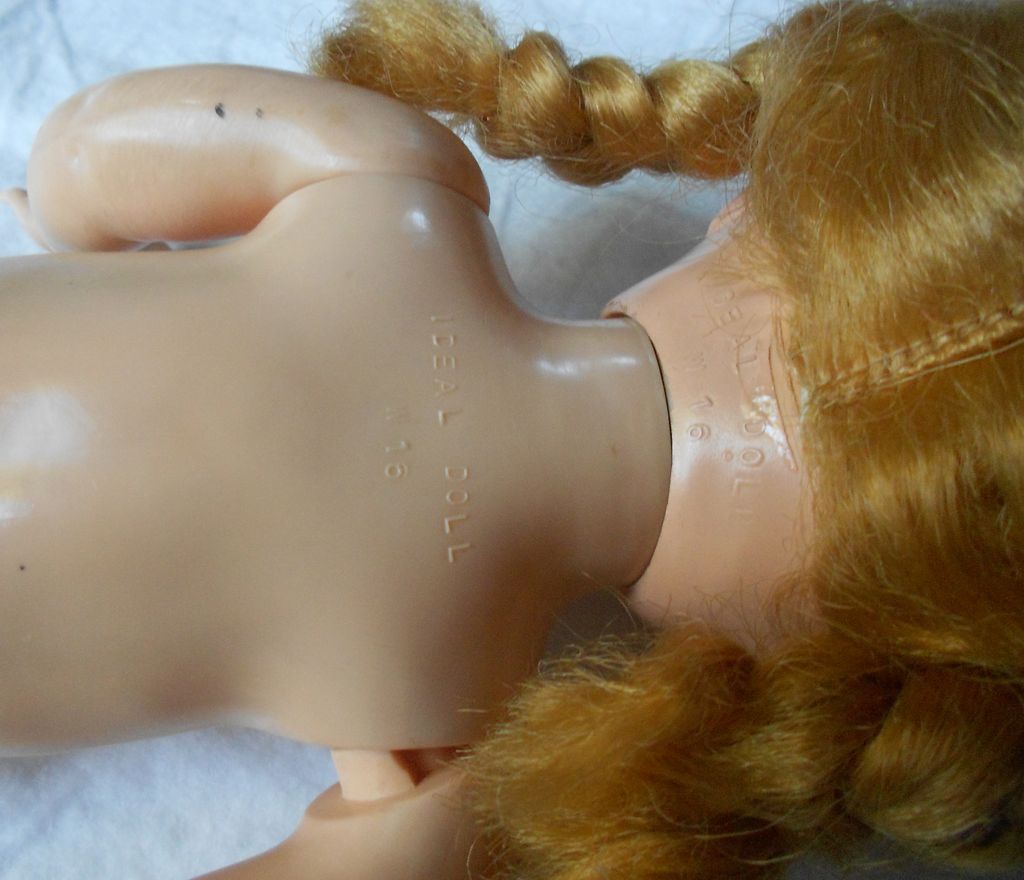 Vintage 1950s Doll Saucy Walker Ideal Redhead Blue Eyes Very Nice Condition Vintage 1950s Doll Saucy Walker Ideal Redhead Blue Eyes Very Nice Condition