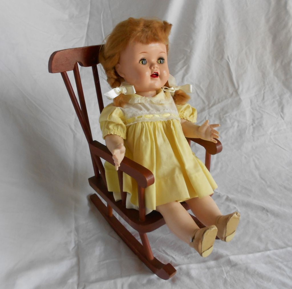 Vintage 1950s Doll Saucy Walker Ideal Redhead Blue Eyes Very Nice Condition Vintage 1950s Doll Saucy Walker Ideal Redhead Blue Eyes Very Nice Condition