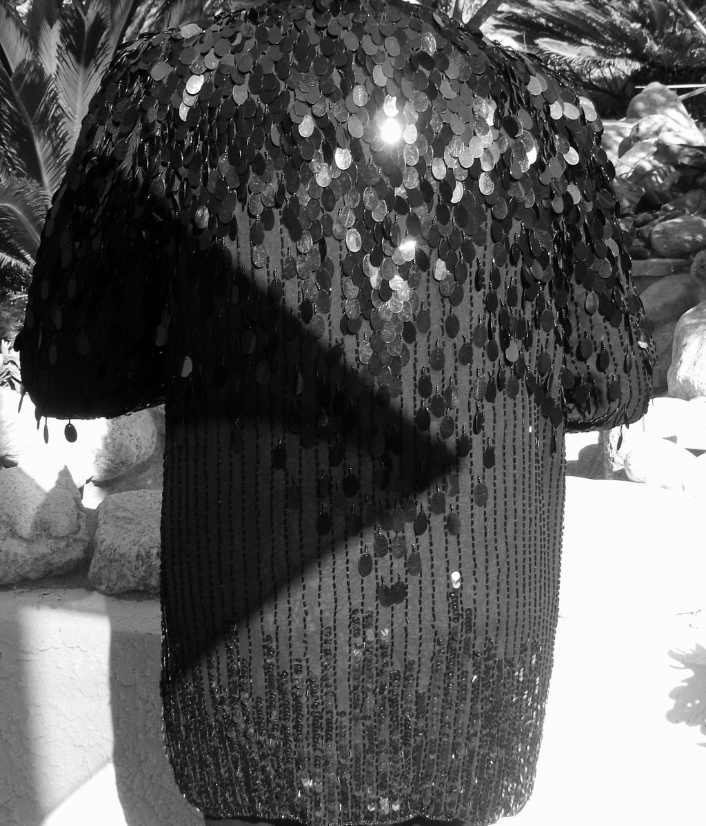 Vintage Oleg Cassini Black Beaded Jacket Vintage Oleg Cassini Black Beaded Jacket
