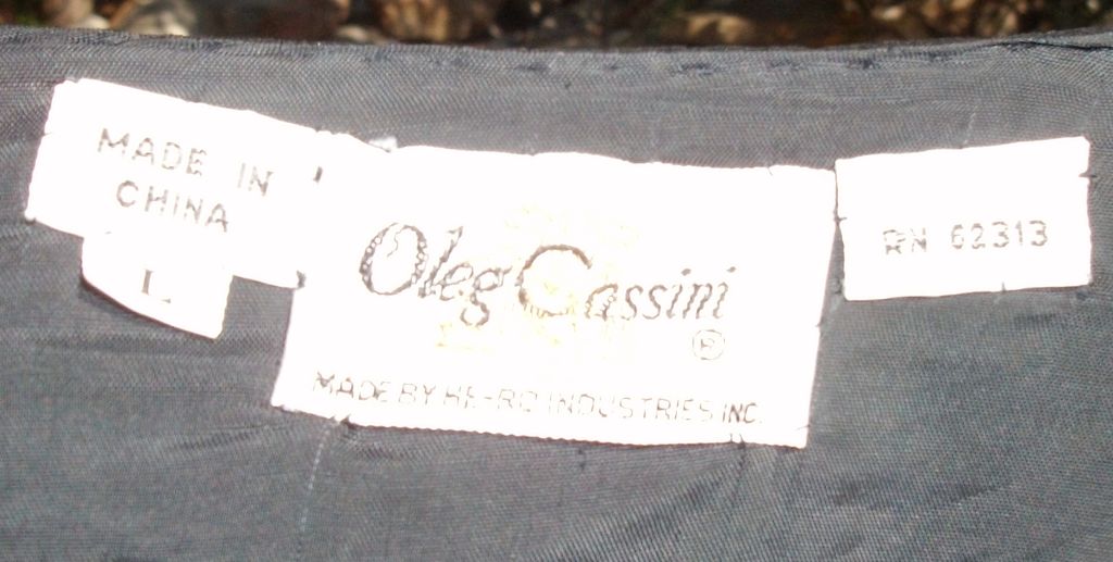 Vintage Oleg Cassini Black Beaded Jacket Vintage Oleg Cassini Black Beaded Jacket