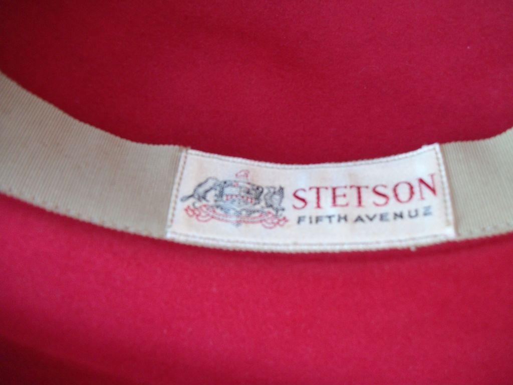 Vintage Stetson Hat Red Ladies Vintage Stetson Hat Red Ladies