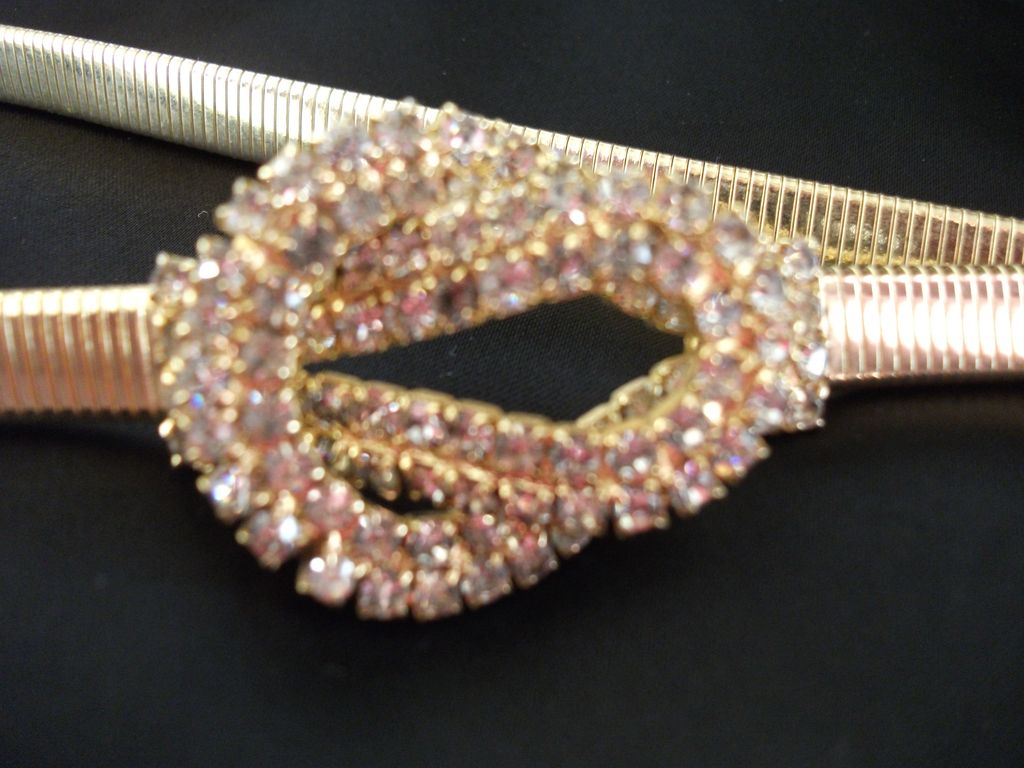 Vintage Park Lane Belt Rhinestone Gold Tone Vintage Park Lane Belt Rhinestone Gold Tone