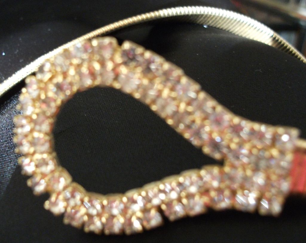 Vintage Park Lane Belt Rhinestone Gold Tone Vintage Park Lane Belt Rhinestone Gold Tone