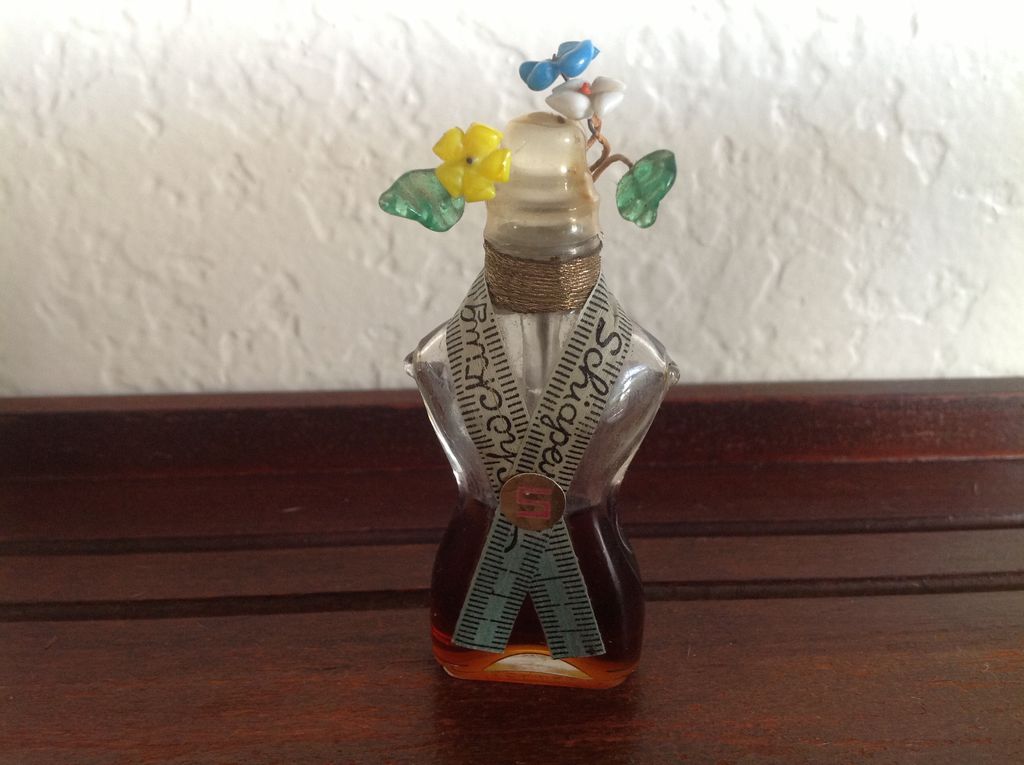 Elsa Schiaparelli Shocking Perfume in Original Leather Case Elsa Schiaparelli Shocking Perfume in Original Leather Case