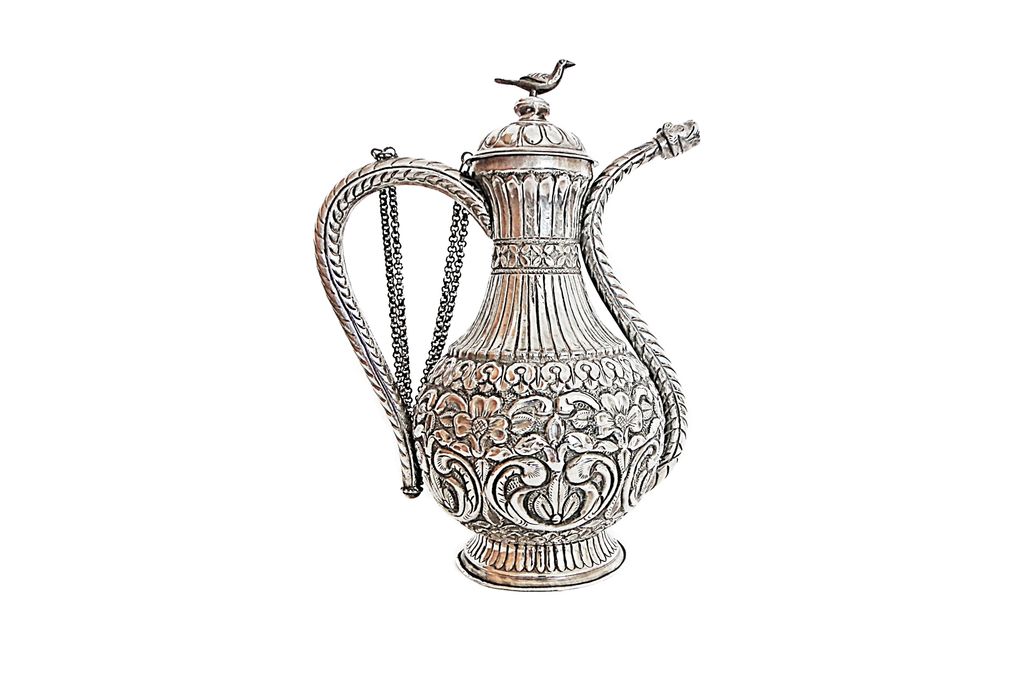 An Ottoman silver ewer 18th century An Ottoman silver ewer 18th century