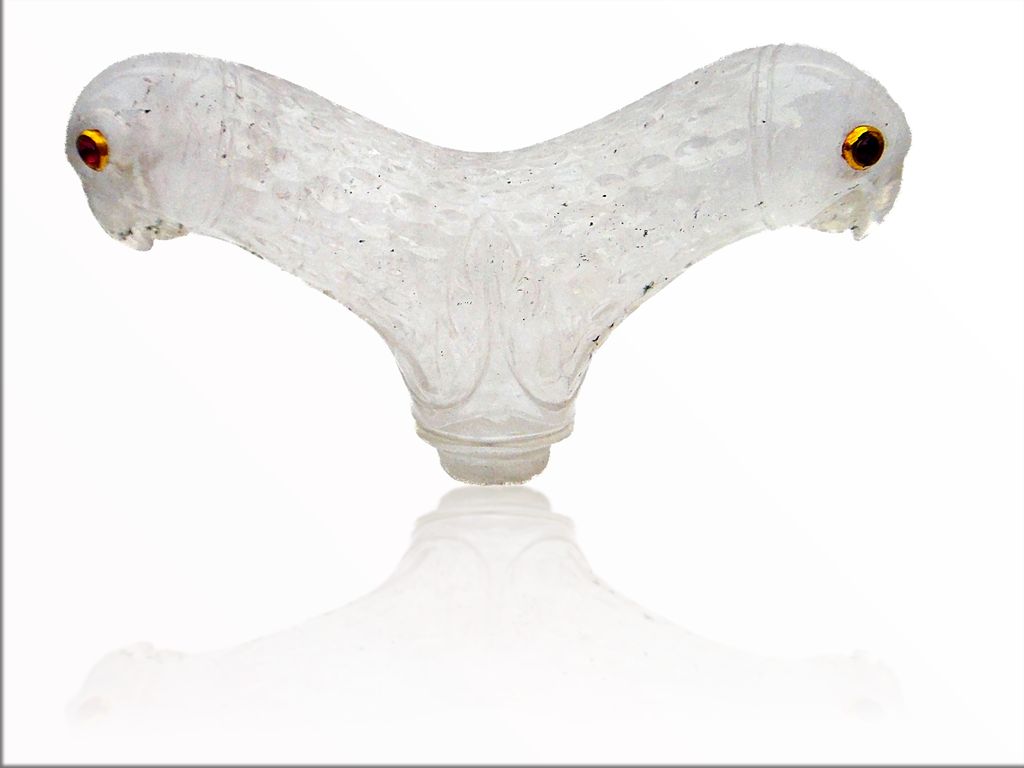 A Mughal Crystal Crutch Hilt, India , 18th Century A Mughal Crystal Crutch Hilt, India , 18th Century