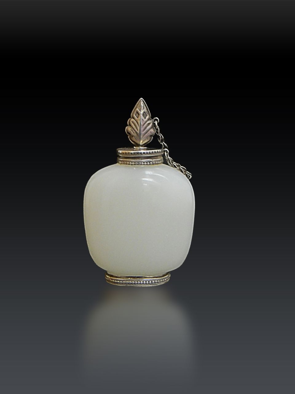 A White Jade Snuff Bottle 18th Century A White Jade Snuff Bottle 18th Century