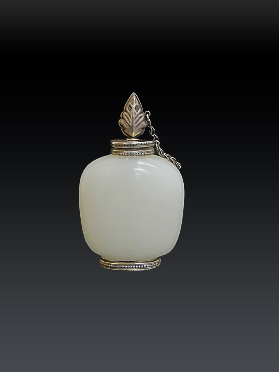 A White Jade Snuff Bottle 18th Century A White Jade Snuff Bottle 18th Century