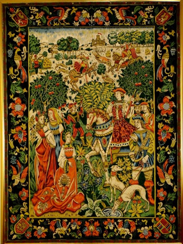 A French Embroidery Panel A French Embroidery Panel