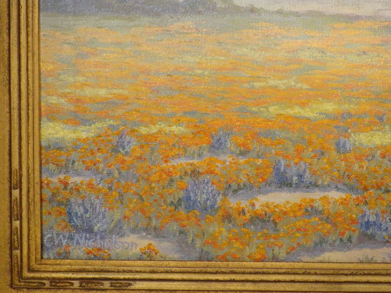 California landscape painting by C.W. Nicholson California landscape painting by C.W. Nicholson
