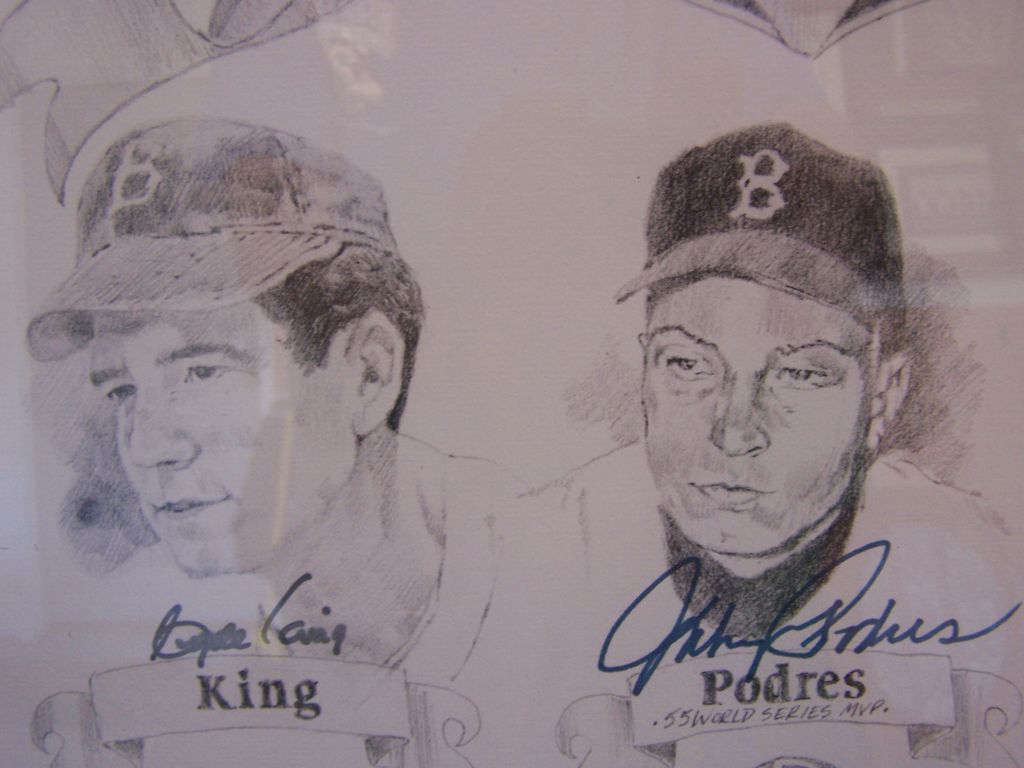 Pencil Signed and Numbered Limited Edition #67 OF 400 Lithograph Celebrating Jackie Robinson and the Brooklyn Dodgers Pencil Signed and Numbered Limited Edition #67 OF 400 Lithograph Celebrating Jackie Robinson and the Brooklyn Dodgers