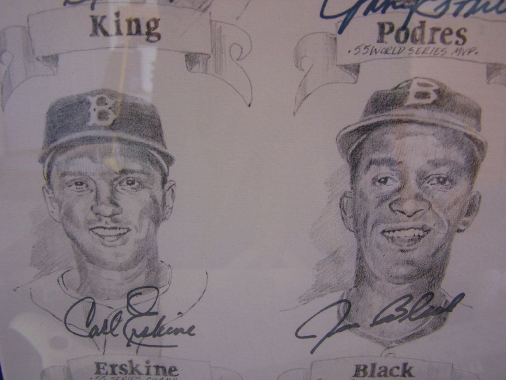 Pencil Signed and Numbered Limited Edition #67 OF 400 Lithograph Celebrating Jackie Robinson and the Brooklyn Dodgers Pencil Signed and Numbered Limited Edition #67 OF 400 Lithograph Celebrating Jackie Robinson and the Brooklyn Dodgers