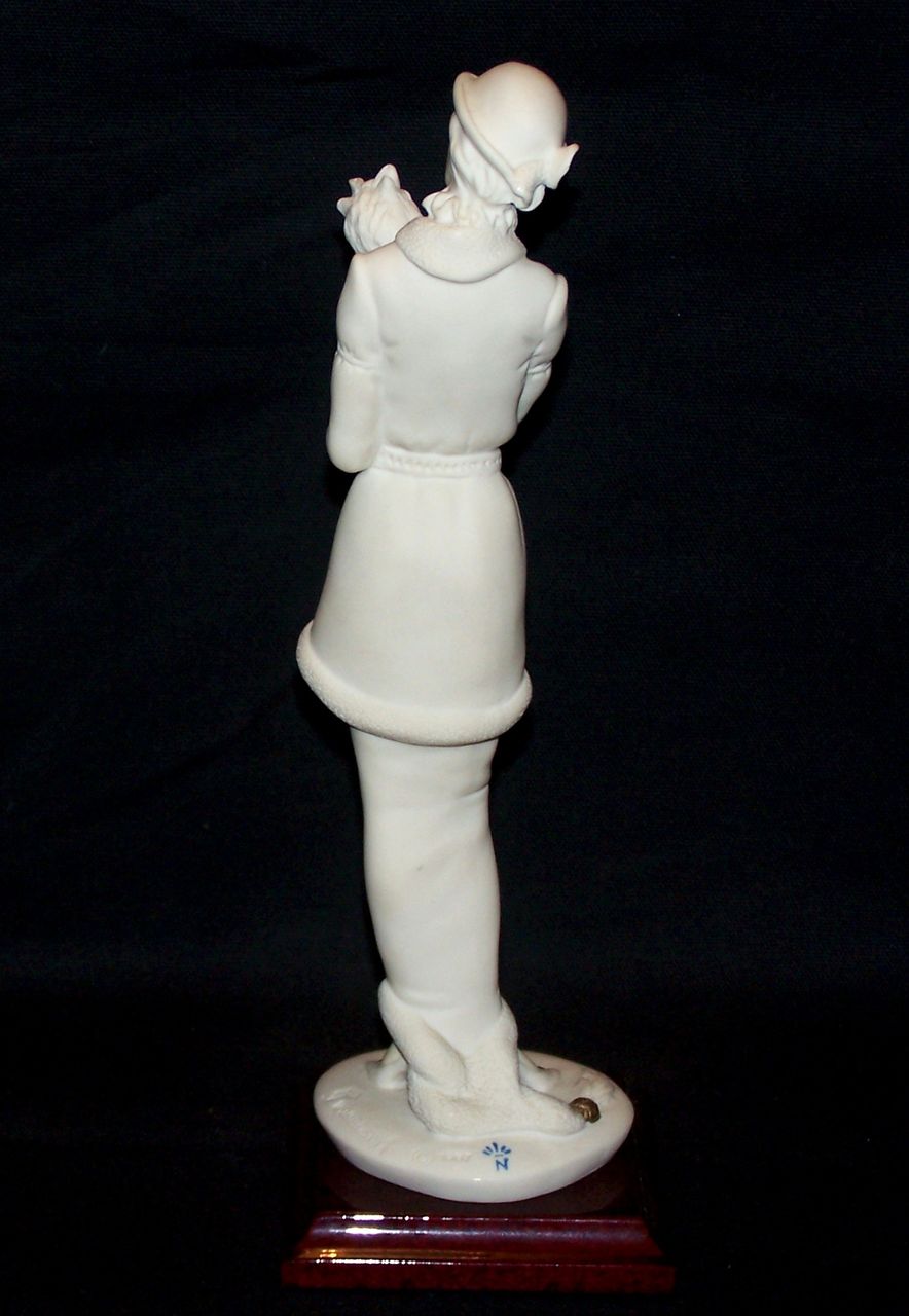 Giuseppe Armani Lady with Dog Figurine 0421-F with Original Box Mint Condition Giuseppe Armani Lady with Dog Figurine 0421-F with Original Box Mint Condition
