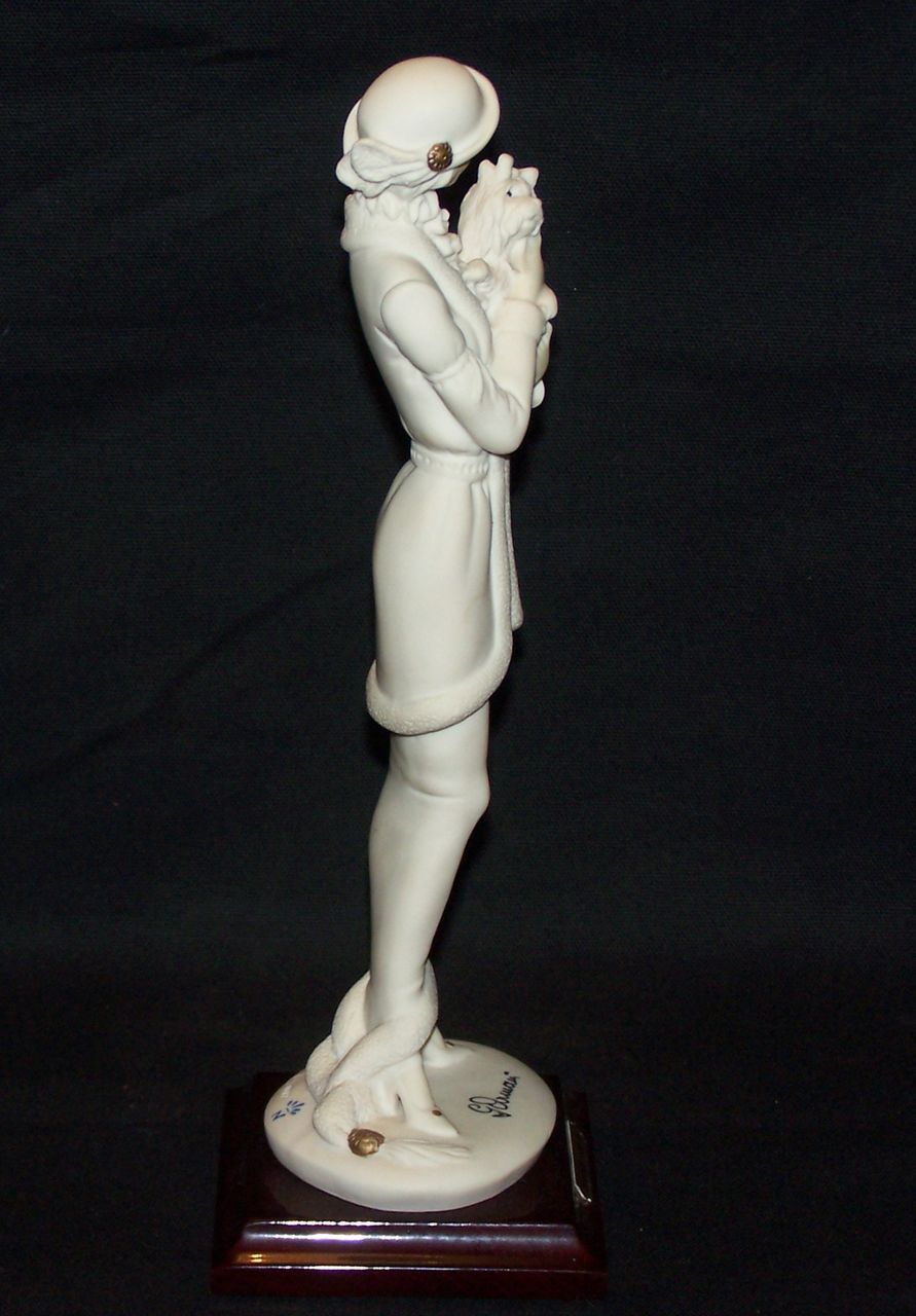 Giuseppe Armani Lady with Dog Figurine 0421-F with Original Box Mint Condition Giuseppe Armani Lady with Dog Figurine 0421-F with Original Box Mint Condition