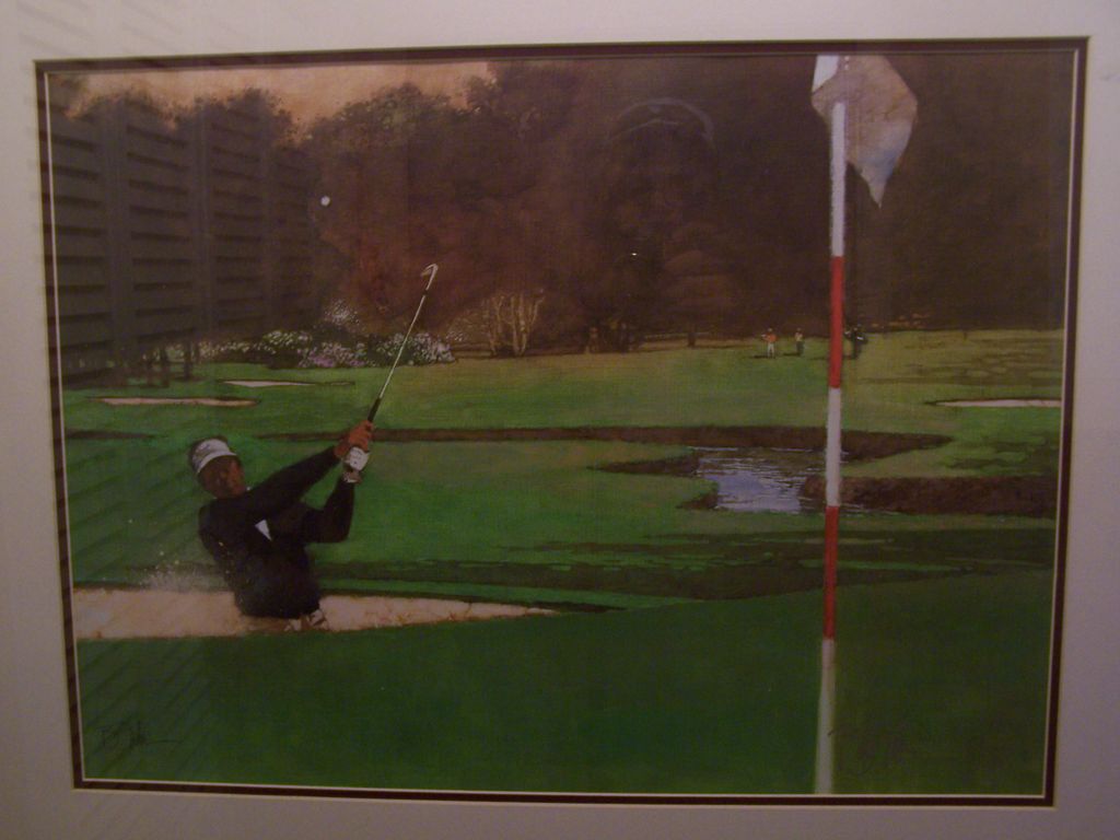 Bart Forbes "The Sand Wedge" Seve Ballesteros Golf Lithograph Bart Forbes "The Sand Wedge" Seve Ballesteros Golf Lithograph